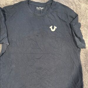 True Religion Black Short Sleeve Tee Classic Style